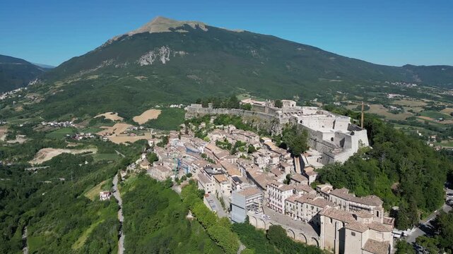 Civitella del Tronto is a hilltop village in the province of Teramo in Abruzzo, Italy, with its magnificent fortress. It is part of the Citt&agrave; Territorio-Val Vibrata union 
