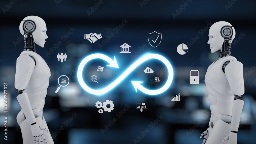Poster ai explores limitless innovation with virtual assistant guidance, artificial intelligence strategy, 