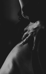 Lines of erotic female body