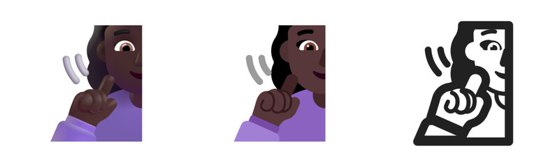 Woman Tipping Hand
