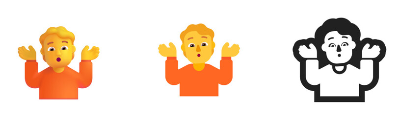 Man Shrugging
