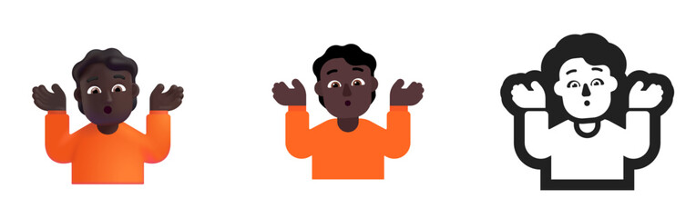 Man Shrugging
