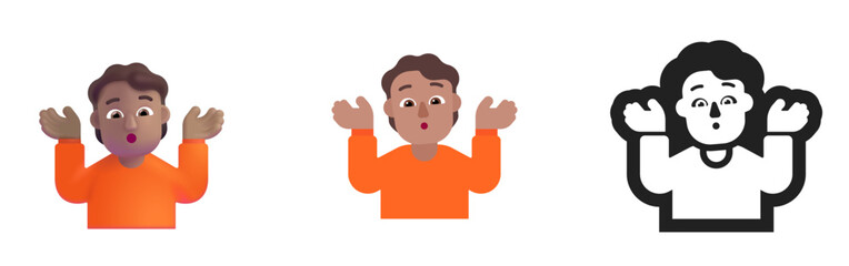 Man Shrugging

