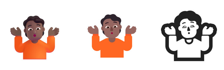 Man Shrugging
