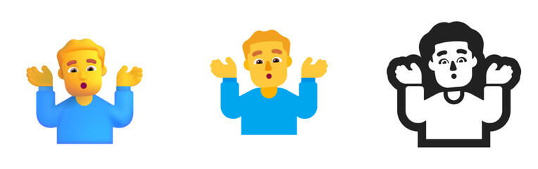 Man Shrugging
