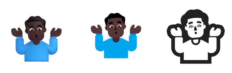 Man Shrugging
