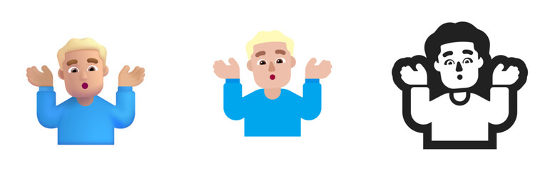 Man Shrugging
