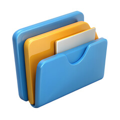 File Folder Icon AI Transparent PNG Clipart