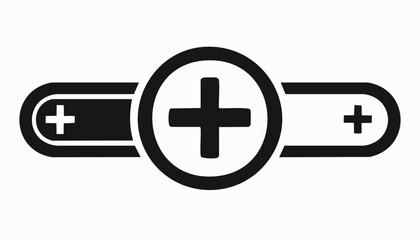 Obraz premium browser tab plus symbol icon vector illustration.browser, click, document, icon set, lifestyles, message, illustration, vector, agreement, clipboard, cyberspace, horizontal, interface, mail, medicine,