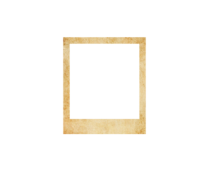 Simple Vintage Polaroid White Photo old Frame Blank PNG - Minimalist Blank Picture Border, fream material, 
