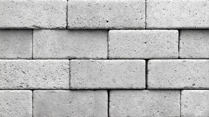 Obraz premium Light gray bricks in a regular pattern