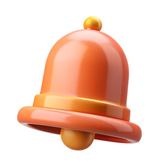 Fototapeta premium AI Generated Alarm Bell Icon Transparent PNG