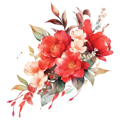 A beautiful spring bouquet featuring pink lilies, delicate orchids, and various blossoms, celebrating the natural beauty of blooming flora