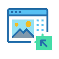 File import icon showcasing image upload into web
