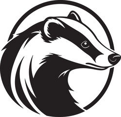 Tribal vector illustration of wild animals, featuring a wolf, bear, and black and white bear head designs, perfect for a tattoo or logo