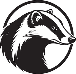 Tribal vector illustration of wild animals, featuring a wolf, bear, and black and white bear head designs, perfect for a tattoo or logo