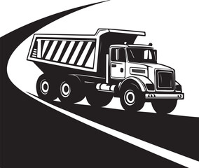 Set of vector illustrations depicting various trucks, cars, vans, and other transport vehicles for cargo and freight delivery