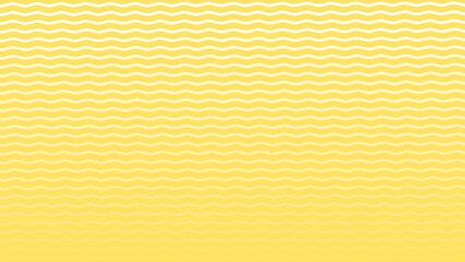 Yellow and white gradient seamless pattern with wavy lines. Gradient background with wavy horizontal stripes.