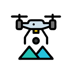 Abstract graphic representing transportation equipment on an isolated background