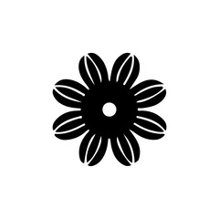 Trendy Modern Flower Icons Floral Logo Design