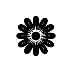 Trendy Modern Flower Icons Floral Logo Design