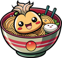 Cartoon food illustration