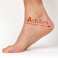 Eine Achillesferse haben