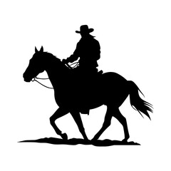 horse silhouette illustration isolated on transparent background 