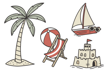 sailing boat on the beach
