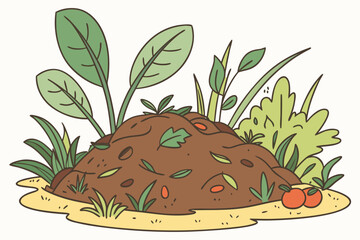 hedgehog and apple