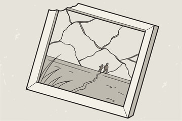vintage photo frame