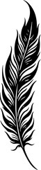 Obraz premium Tribal Feather Tattoo design vector graphics