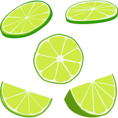 라임 슬라이드 Sliced Lime