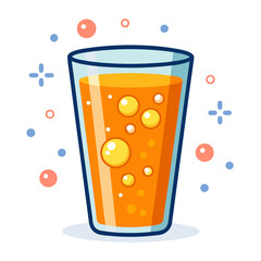 vector illustration of a drink