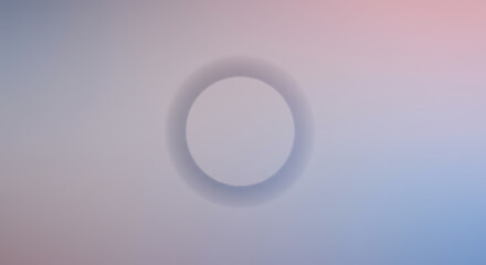 Softly lit oval shape with subtle shadow on a pastel gradient background