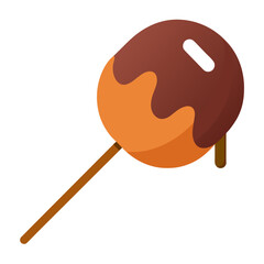 vector illustration of a lollipop