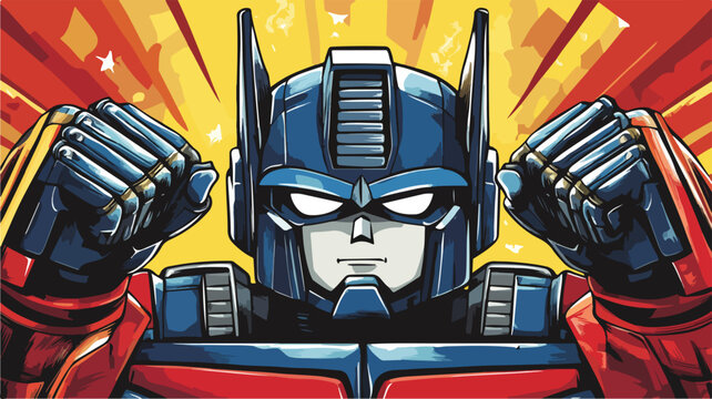 Transformers Unite - Power, Courage, Victory Illustration