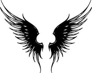 dragon, tribal, tattoo,  flowers, vine, leave vector design