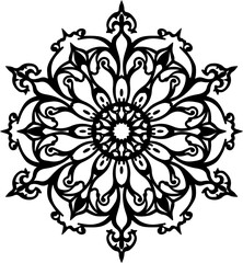 dragon, tribal, tattoo,  flowers, vine, leave vector design
