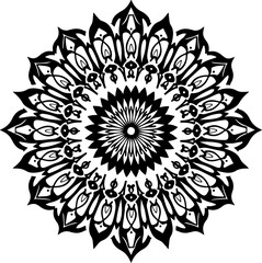 dragon, tribal, tattoo,  flowers, vine, leave vector design