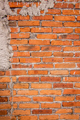 Textura de ladrillos naranjas