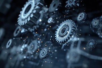Abstract Gears and Connection Network.