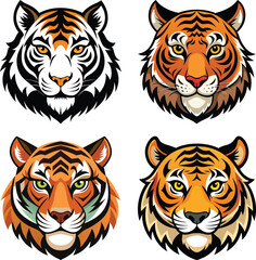 Tiger Roaring. Tiger Head Tattoo. Mascot Creative Design ,Tiger Head


