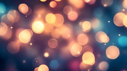 Fototapeta premium A soft-focus background wallpaper with dreamy bokeh lights and a gentle feel 