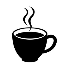 Coffee Cup With Steam Vector Flat Clean