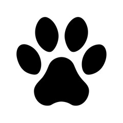 Dog Paw Print Vector Flat Clean Isolated © MdMonirul