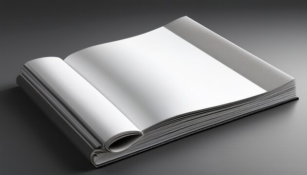 realistic magazine with clear page for you
