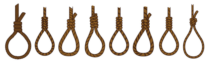gallows icon set
