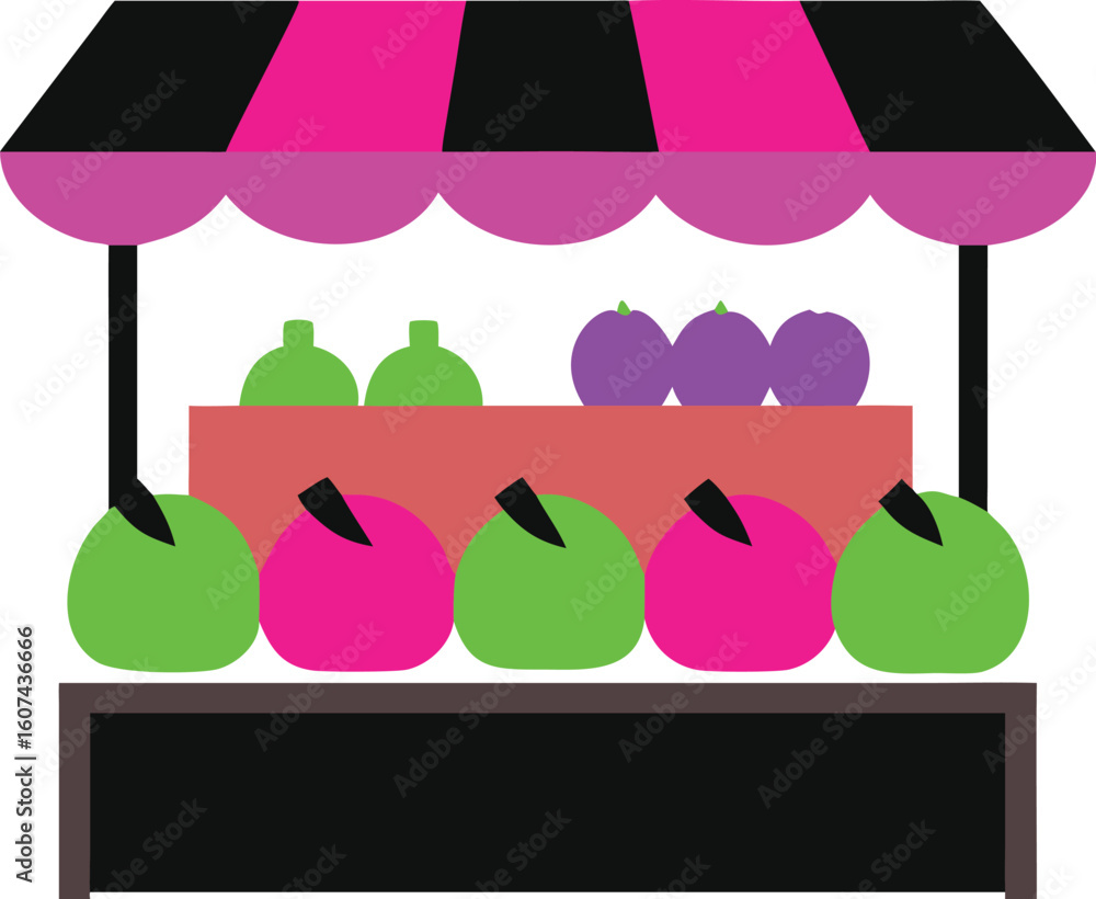 Aufkleber dynamic abstract graphic design featuring bold geometric shapes and vibrant color gradients presente