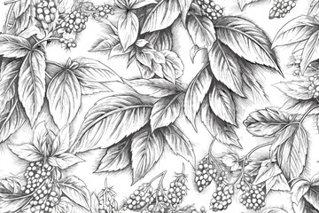 Flower tattoo line art design element vector and illustration